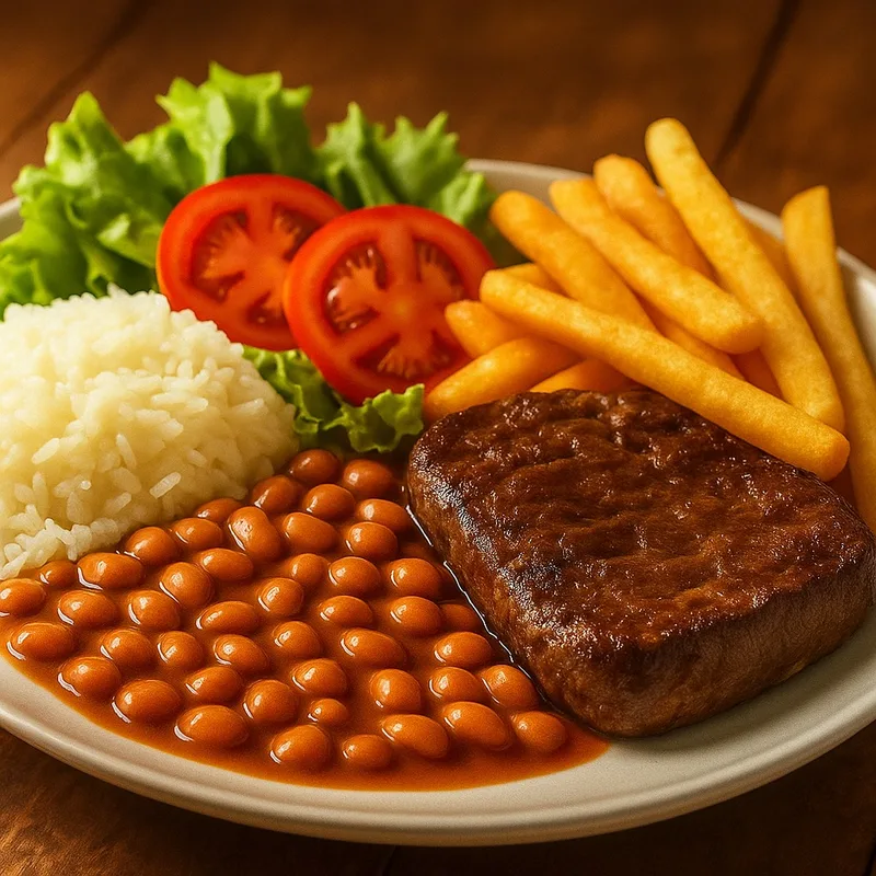 Prato executivo completo preparado pela Gran Vitória